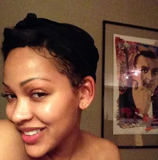 Meagan Good @meagangood - &quot;My absolute favorite look.. #NoMakeup&nbsp;#NoFilter #JustMe&quot;We approve of this look! #SkinGoals&nbsp;(Photo: Meagan Good via Instagram)
