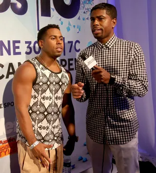 Recording artist Bobby V. (L) attends Radio Remote Room Day 2 during the 2013 BET Awards at J.W. Marriot at L.A. Live on June 29, 2013 in Los Angeles, California. (Photo: Frederick M. Brown/Getty Images for BET)