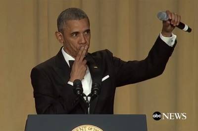 #POTUSBarz - “Obama, out.” Two words from President Obama’s final White House 2016 Correspondents’ Dinner summed up why he will remain as the coolest president in history. As our dear POTUS finished his final #WHCD dinner, he uttered those very words and dropped his mic. It’s like he just won a rap battle. Hasn’t he though? Obama’s two terms have been filled with him constantly battling Congress and some of the American people. And he did so gracefully. That level of confidence is so hip-hop.(Photo: ABC NEWS)