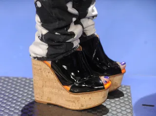 Nice Shoes - Babydoll of OMG Girlz at 106 &amp; Park, June 5, 2012. (Photo: John Ricard / BET)