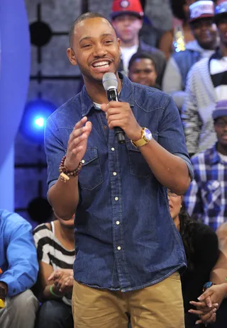 Terrence J is Excited - Terrence J at 106 &amp; Park, June 5, 2012. (Photo: John Ricard / BET)