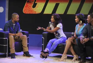 Talk To Me - Terrence J talks with Wendy Raquel Robinson about how her character on "The Game" has grown this past season at 106 &amp; Park, June 5, 2012. (Photo: John Ricard / BET)