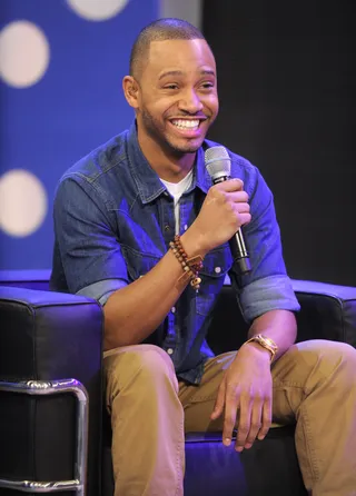 Smile - Terrence J at 106 &amp; Park, June 5, 2012. (Photo: John Ricard / BET)