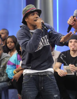 Curren$y  - "I was wild young and I heard 'Paid in Full'... but when he did the 'Know the Ledge' from the movie Juice, I was going crazy..."(Photo: John Ricard / BET)