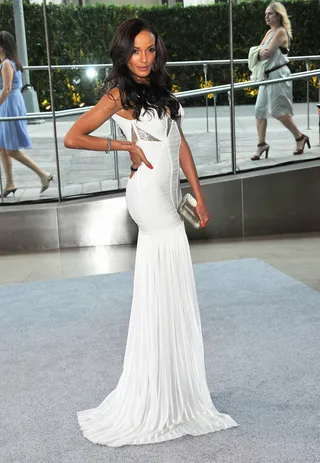 Breathe and Stop - Selita Ebanks wears Herve Leger at the 2012 CFDA Fashion Awards. (Photo: Larry Busacca/Getty Images)
