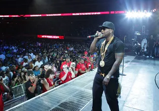 Turnt Up - A Summer Jam vet, Young Jeezy motivated the 60,000 plus fans to stand and cheer as he performed his infectious catalog of chart-toppers and street bangers during Hot 97's Summer Jam 2012.(Photo: Courtesy Berman Fenelus/Hot 97)