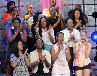 Clap For Me - Audience members at 106 &amp; Park, June 1, 2012 (Photo: Dane Delaney / BET)