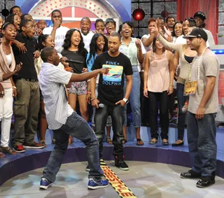 Point and Shout - Freestyle Friday at 106 &amp; Park, June 1, 2012 (Photo: Dane Delaney / BET)