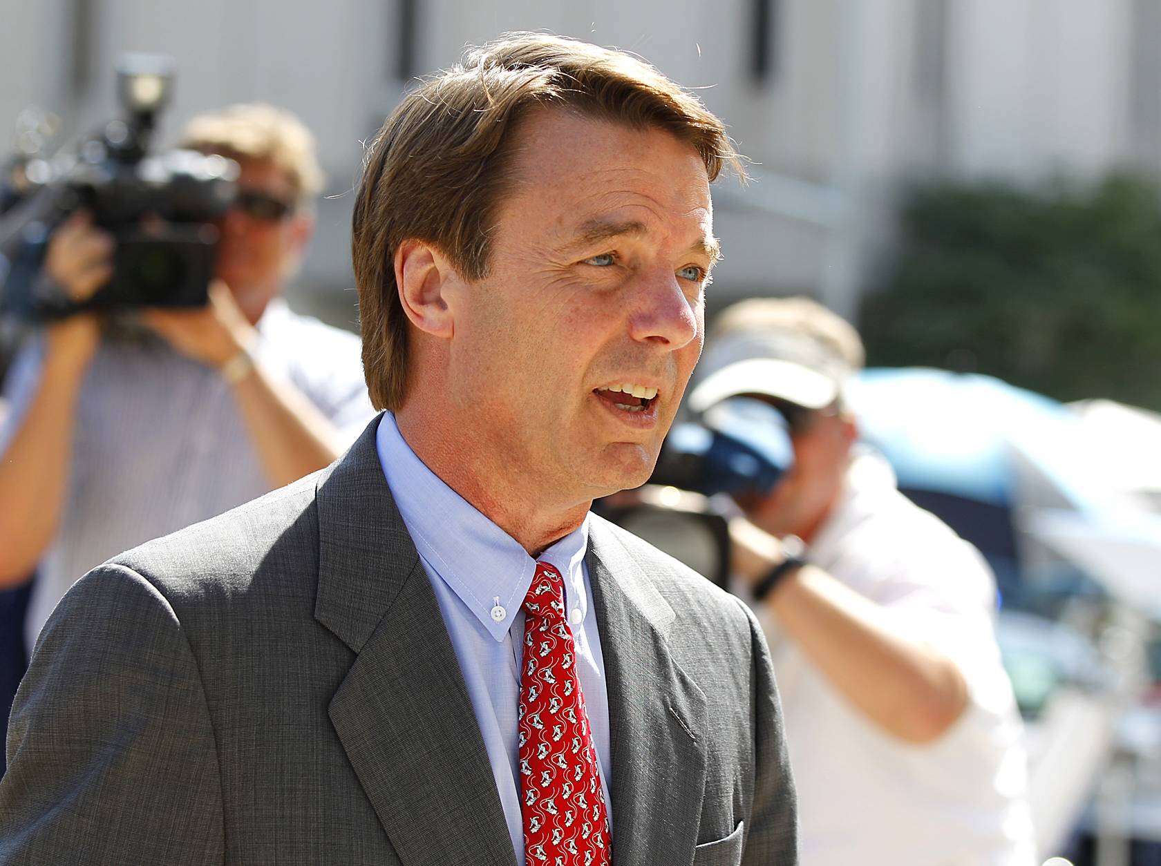 John Edwards Found Not Guilty&nbsp; - Former presidential hopeful John Edwards was found not guilty on one of six campaign fraud charges, and a mistrial was ruled on the five other charges on May 31. Edwards was accused of masterminding a plan to use money from two wealthy donors to hide his pregnant mistress during his run for the White House in 2008.&nbsp;(Photo: AP Photo/Chuck Burton)