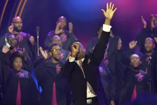 Annointing  - Eric Waddell &amp; Abundant Life Singers hit the Bobby Jones Gospel stage ready to praise Him. (Photo:Kris Connor/Getty Images for BET Networks)