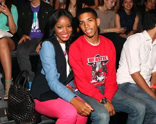 Young Love - Actress Keke Palmer and her boyfriend, Rodney King, pose for a flick while seated in the audience of Randy Jackson Presents America's Best Dance Crew Season 7 Top 4 to 3 at Warner Brothers Studios in Burbank, California. The show airs on MTV Wednesdays at 10 p.m.   (Photo by Dowling/PictureGroup)