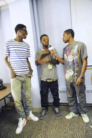 You Feel Me? - Travis Porter backstage at&nbsp;106 &amp; Park (Photo: Dane Delaney/BET)