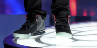 Cool Shoes - Terence's Shoes..on set at&nbsp;106 &amp; Park&nbsp;(Photo: Dane Delaney/BET)