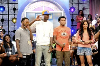 The Album - Travis Porter on set at 106 &amp; Park (Photo: Dane Delaney/BET)