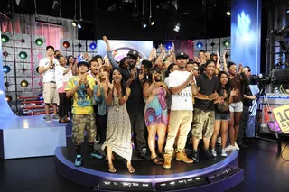 The Family - The Audience on set at&nbsp;106 &amp; Park&nbsp;(Photo: Dane Delaney/BET)
