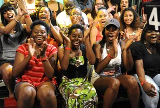 Hey Yall - Audience members at 106 &amp; Park, May 29, 2012. (Photo: John Ricard / BET)