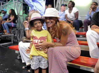 Hey Baby - Cassius Brown and Alicia Etheredge at 106 &amp; Park, May 29, 2012. (Photo: John Ricard / BET)