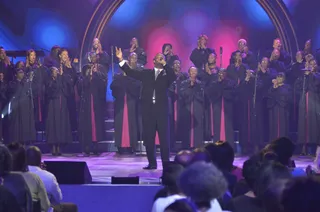 Gospel Delight  - Eric Waddell &amp; The Abundant Life Singers rock the Bobby Jones Gospel stage. Get to your television at 9A/8C this Sunday so you won't miss it! (Photo: Kris Connor/Getty Images for BET Networks)