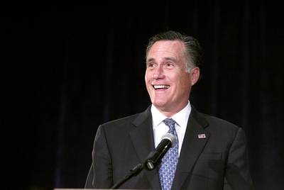 Here We Go Again - After months of saying he would not make a 2016 presidential run, it is now definitely an option for failed 2012 Republican nominee Mitt Romney. &quot;Everybody in here can go tell your friends that I'm considering a run,&quot; Romney told a group of longtime supporters, Politico reports.   (Photo: Bill Pugliano/Getty Images)