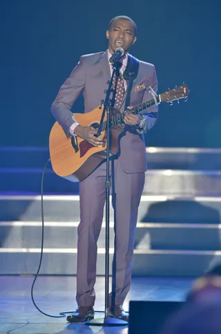 Fresh on the Scene - Jonathan McReynolds is a fresh face to the Bobby Jones Gospel stage and he shares a touching testimony with us through song. (Photo: Kris Connor/Getty Images for BET Networks)