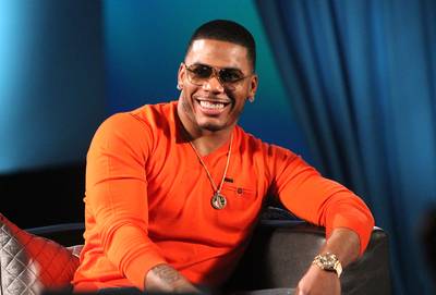 Up to Something - What's Nelly about to do?  &nbsp;(Photo: Maury Phillips/WireImage)