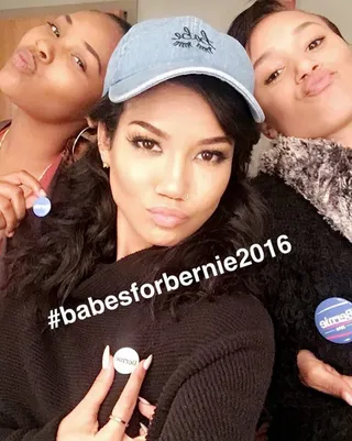Introducing: The Bernie Babes - Could this be the beginning of a new girl group helmed by Jhené Aiko?&nbsp;(Photo: Jhene Aiko via Instagram)