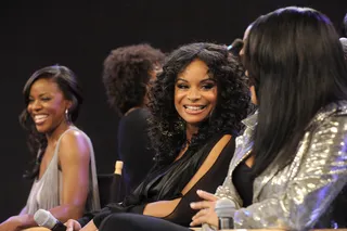 Holla At Me - Joyful Drake converses with Erica Hubbard at 106 &amp; Park, January 17, 2012. (Photo: John Ricard / BET)