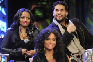 Thanks for the Love - Kyla Pratt and Bert Belascoat at 106 &amp; Park, January 17, 2012. (Photo: John Ricard / BET)