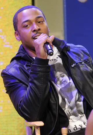 Peace and Love - RonReaco Lee at 106 &amp; Park, January 17, 2012. (Photo: John Ricard / BET)