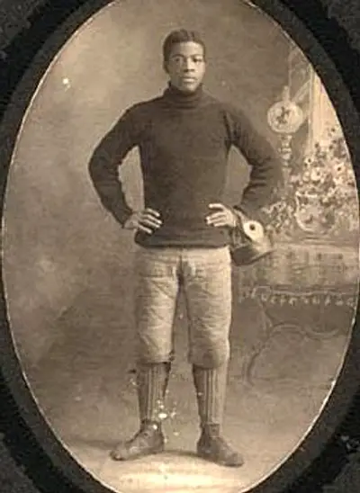 Charles Follis - The National Football League was officially founded in 1920, but its origins date back to 1869, at which point Blacks were barred from playing due to segregation. Charles Follis is celebrated as the first African-American to play professional football, as a member of the Shelby Athletic Club in 1902.(Photo: Public Domain)