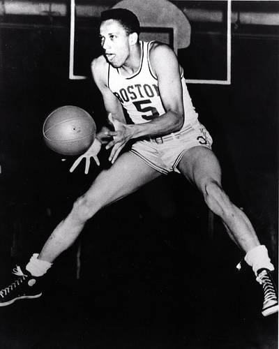 Chuck Cooper - Also in 1950, along with Earl Lloyd, Chuck Cooper entered the NBA when he was drafted by the Boston Celtics. He would also be the first African-American to be drafted by a professional basketball team.&nbsp;(Photo:&nbsp; Sporting News/Sporting News via Getty Images)