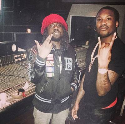 Wale and Meek Mill - Meek Mill got into his feelings last July on Twitter when he accused his MMG co-hort Wale of not supporting him. Well things seem to have smoothed out since Meek returned home from jail and the two have been spotted several times together. The drama is really behind them now as Ross's capos just posted a picture of them together on Instagram working on a new creation in the lab. &nbsp;(Photo: Wale via Instagram)