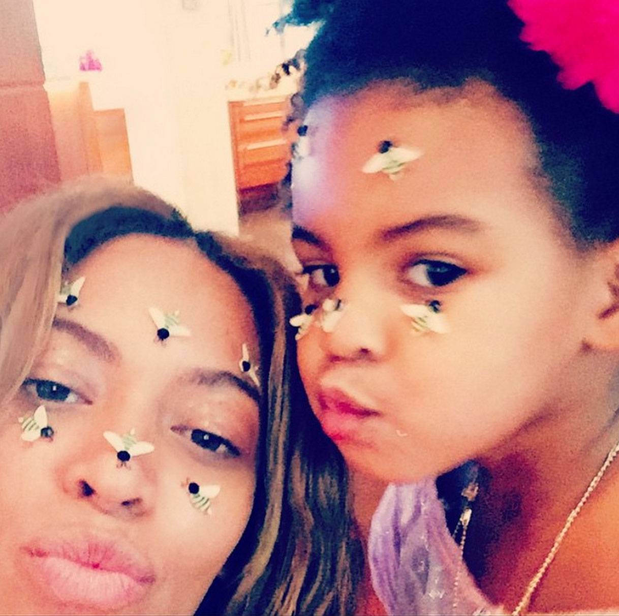 Blue Ivy Starts Early&nbsp; - Cutie pie Blue Ivy was spotted leaving gymnastics class with her mommy last week. Looks like she's starting early. You know those Knowles-Carters don't play when it comes to honing talent!&nbsp;   (Photo: Beyonce via Instagram)