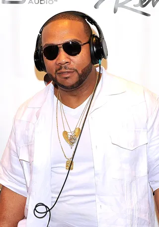 Timbaland - The knighted musician literally spoke a collaboration into existence and ended up on Timbaland’s 2007 album Shock Value.(Photo: Steve Jennings/Getty Images for Revd)