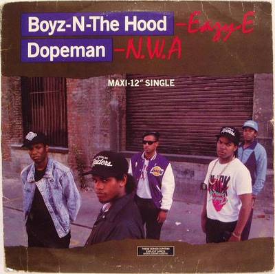 Inspired Boyz n the Hood - Before John Singleton brought the cameras to South Los Angeles, Eazy-E (with some help from Cube, who actually penned the track) painted a picture of the daily life in the impoverished, crime- and drug-infested area so honestly that the ails of the city could no longer be ignored. The song remains a classic track and, as such, has been sampled and referenced numerous times including in UGK's &quot;Front Back&quot; and Game and Jim Jones's &quot;Certified Gangstas.&quot;(Photo: Ruthless Records, 1987)
