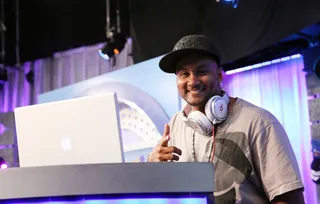 DJ Live - On deck and ready to get the crowd hype. (Photo: Martin Roe/PictureGroup)