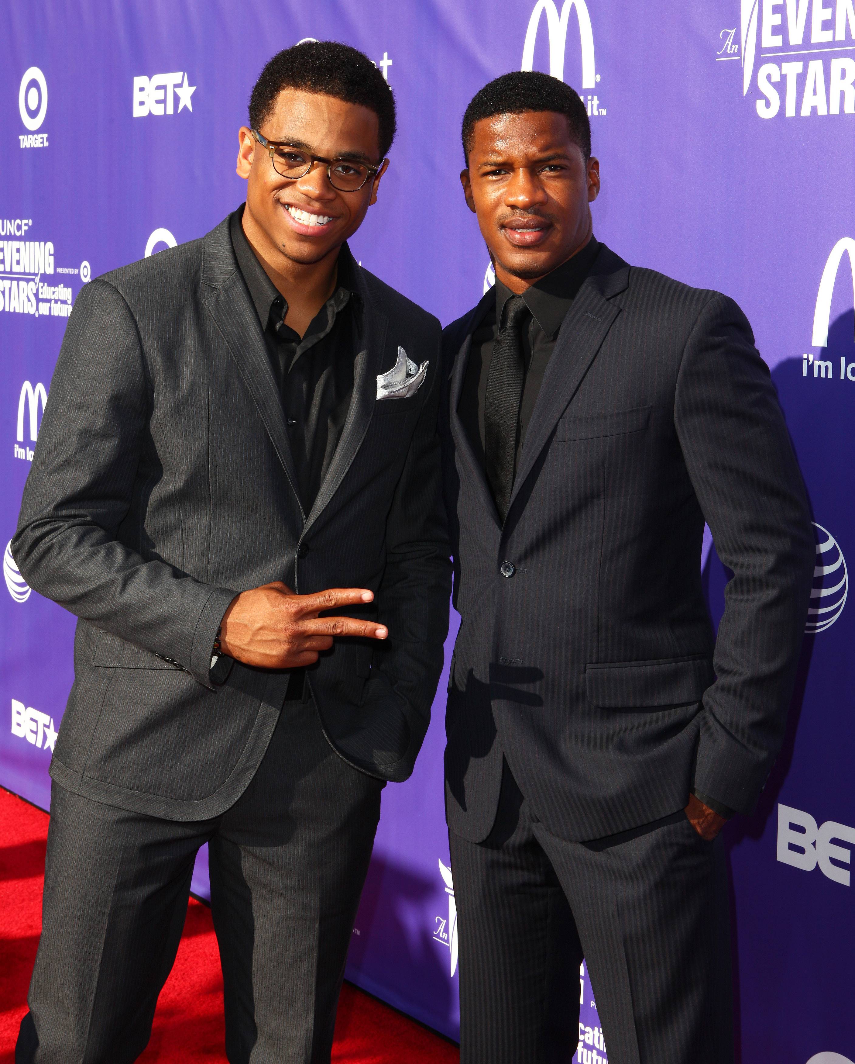 Tristan Wilds &amp; Nate Parker - Young Hollywood! Actors Tristan Wilds and Nate Parker get ready for a night of enlightenment.(Photo by Brian Dowling/PictureGroup)&nbsp;
