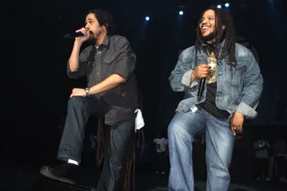 Marley Brothers Unite - With brothers Damian &amp; Stephen Marley on stage it was a beautiful night for all reggae fans. Was Jamaica in the building? They most certainly were.&nbsp;(Photo: Walik Goshorn/BET Digital)