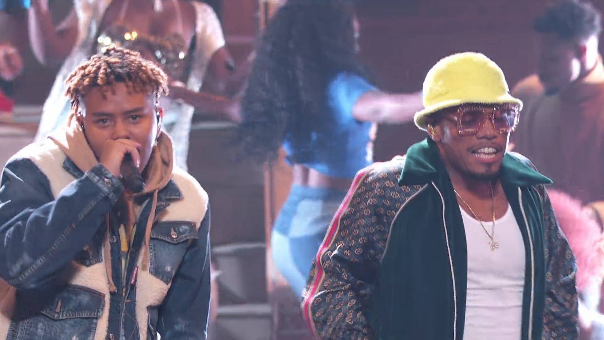 YBN Cordae & Anderson .Paak on the 2019 BET Hip Hop Awards.