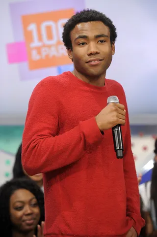 &quot;V. 3005&quot; - On this single, Childish Gambino promises friendship and loyalty (&quot;til 3005&quot;) over one of Because the Internet's catchiest and most feel-good tracks.(photo: John Ricard / BET)