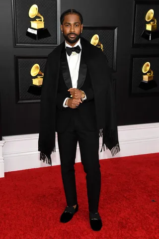 Big Sean donned a tailored Ermenegildo Zegna suit. - (Photo by Kevin Mazur/Getty Images for The Recording Academy )