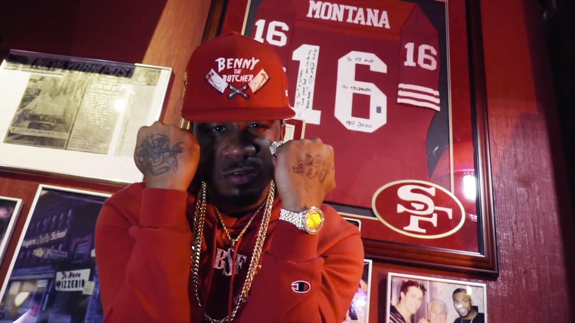 Benny the Butcher on BET's digital series Origin Stories.