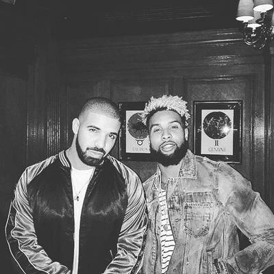 Drake and&nbsp;Odell Beckham Jr. @champagnepapi - Drizzy teams up with the New York Giants wide receiver for a boys night out. Oh, how we wish we could be sandwiched in between these two.(Photo: Drake via Instagram)