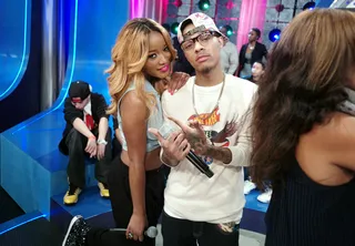 Bottom To The Top - Keke Palmer and Bow Wow at 106 &amp; Park, October 01, 2012. (Photo: John Ricard / BET).