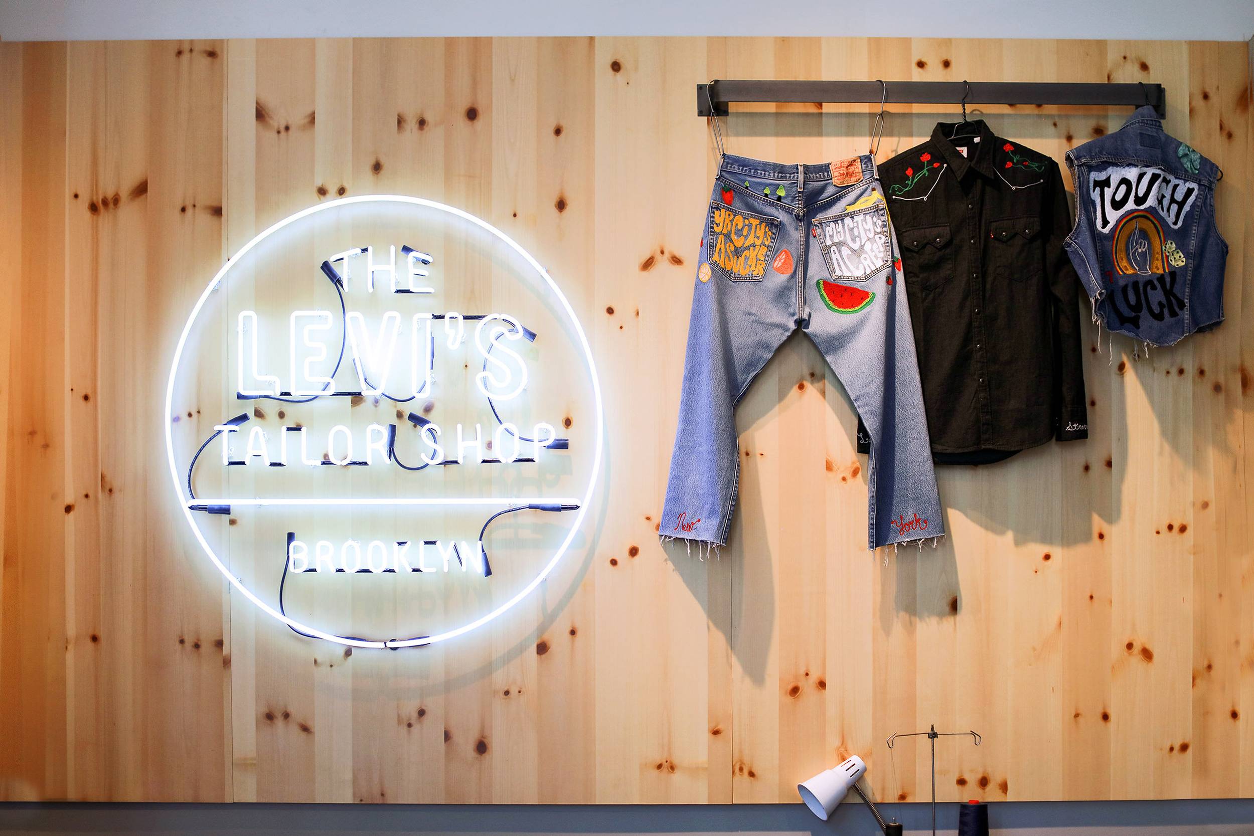 The levi's store tailor shop