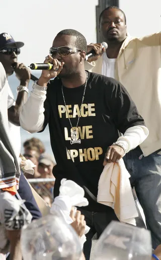 Taylor Gangsta - With rap's new generation and their fans finally getting hip to Juicy J's new waves and Three 6's legacy, Juicy announced earlier this year that he was the newest member of Wiz Khalifa's Taylor Gang crew. &nbsp;&nbsp;(Photo: Jean Baptiste Lacroix/WireImage)