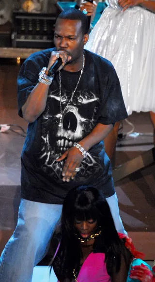 The Journey Continues - In September, Juicy is making his solo rebirth official. Not only is his single "Bands a Make Her Dance" taking off, but he just signed a joint deal with Dr. Luke's Kemosabe Records and Columbia Records. He's preparing his third studio album for this fall, and the BET Hip Hop Awards are the perfect launchpad.  (Photo: Michael Caulfield/WireImage)