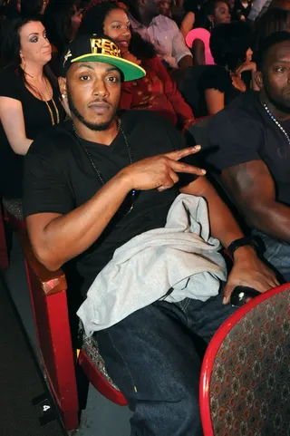 Mystikal Science Theater - Although laying relatively low in the audience Mystikal showed love to the camera when he could. The New Orleans rapper will be making an appearance in this year's Cypher as well.(Photo: Chris McKay/Getty Images for BET)