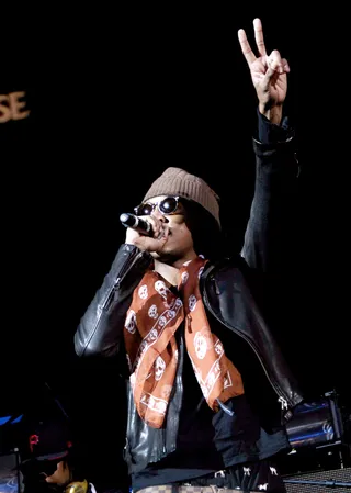 "Blood, Sweat, Tears" - Future lets listeners in on his journey, which led him from sleeping on floors to waking up in mansions, and the chances he took to get a better life with this cut.(Photo: Johnny Nunez/WireImage)