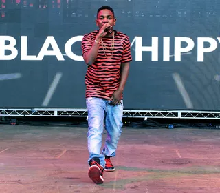 For the Fam - Despite much of the attention that Kendrick has received, he continues to promote Black Hippy as a group and movement. Their appearance at Rock the Bells was a breath of fresh air and gave fans hope for renewed interest in the Left Coast. (Photo: C Flanigan/WireImage)